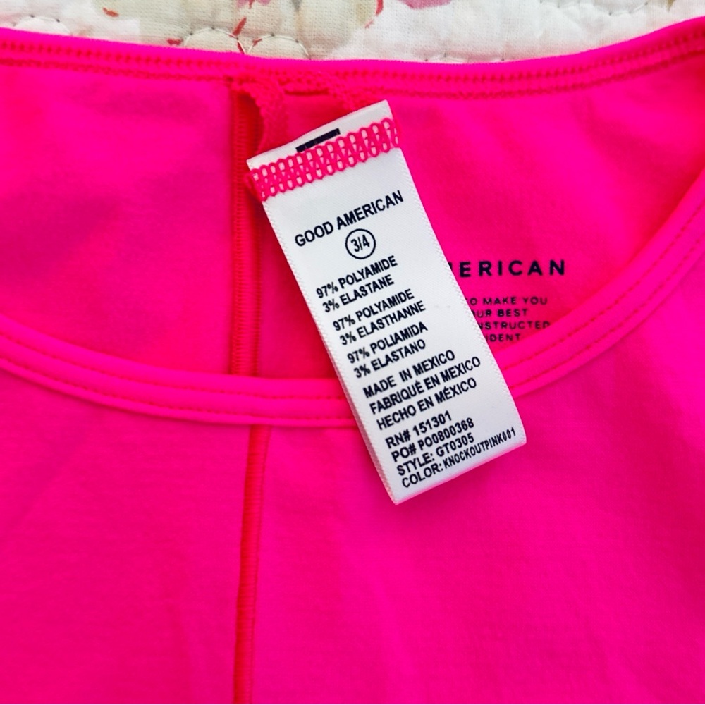 Good American Bright Pink Apparel NWT - Picture 2 of 8